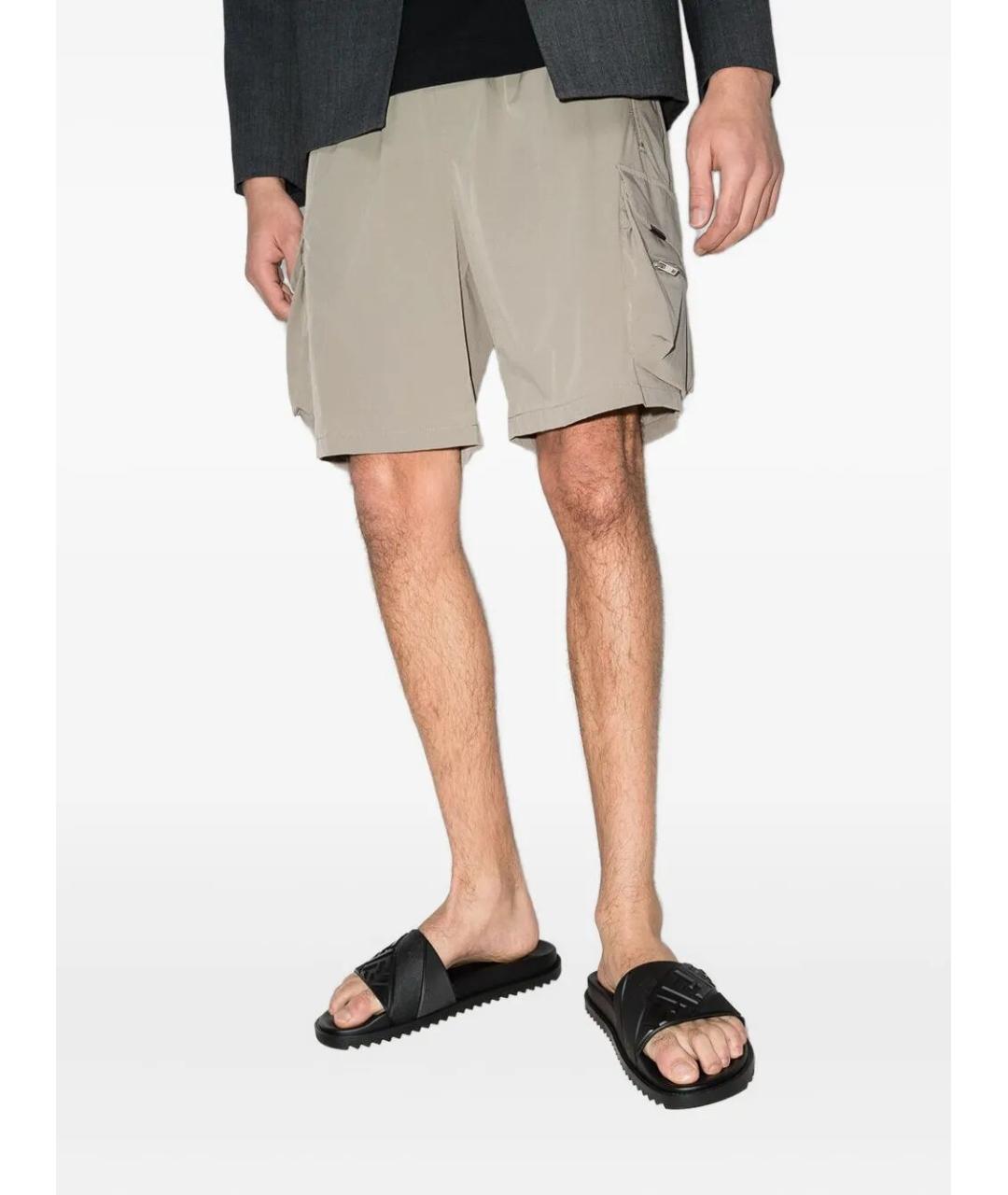 FENDI Черные синтетические шлепанцы, фото 2