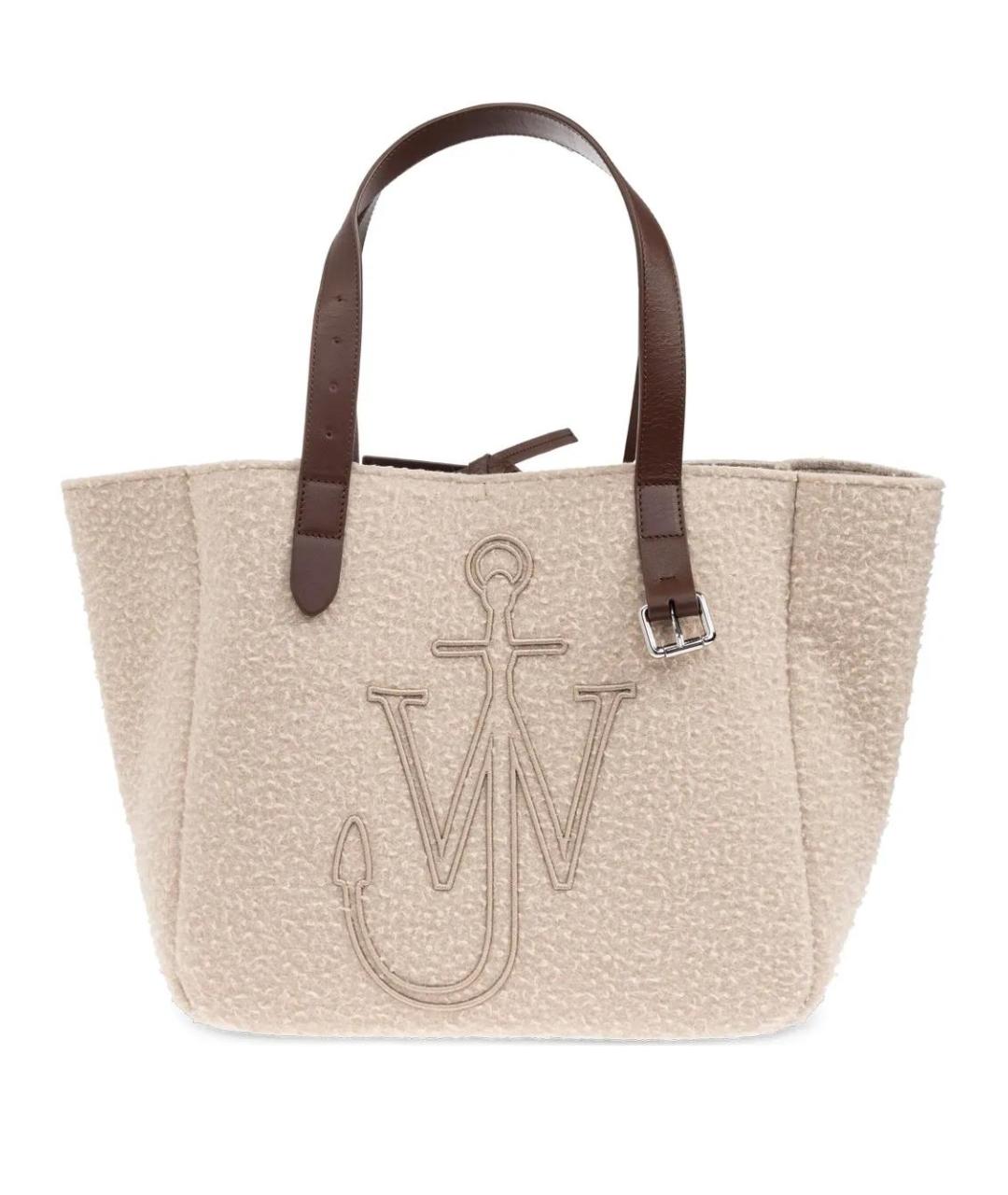 J.W.ANDERSON Бежевая сумка тоут, фото 1