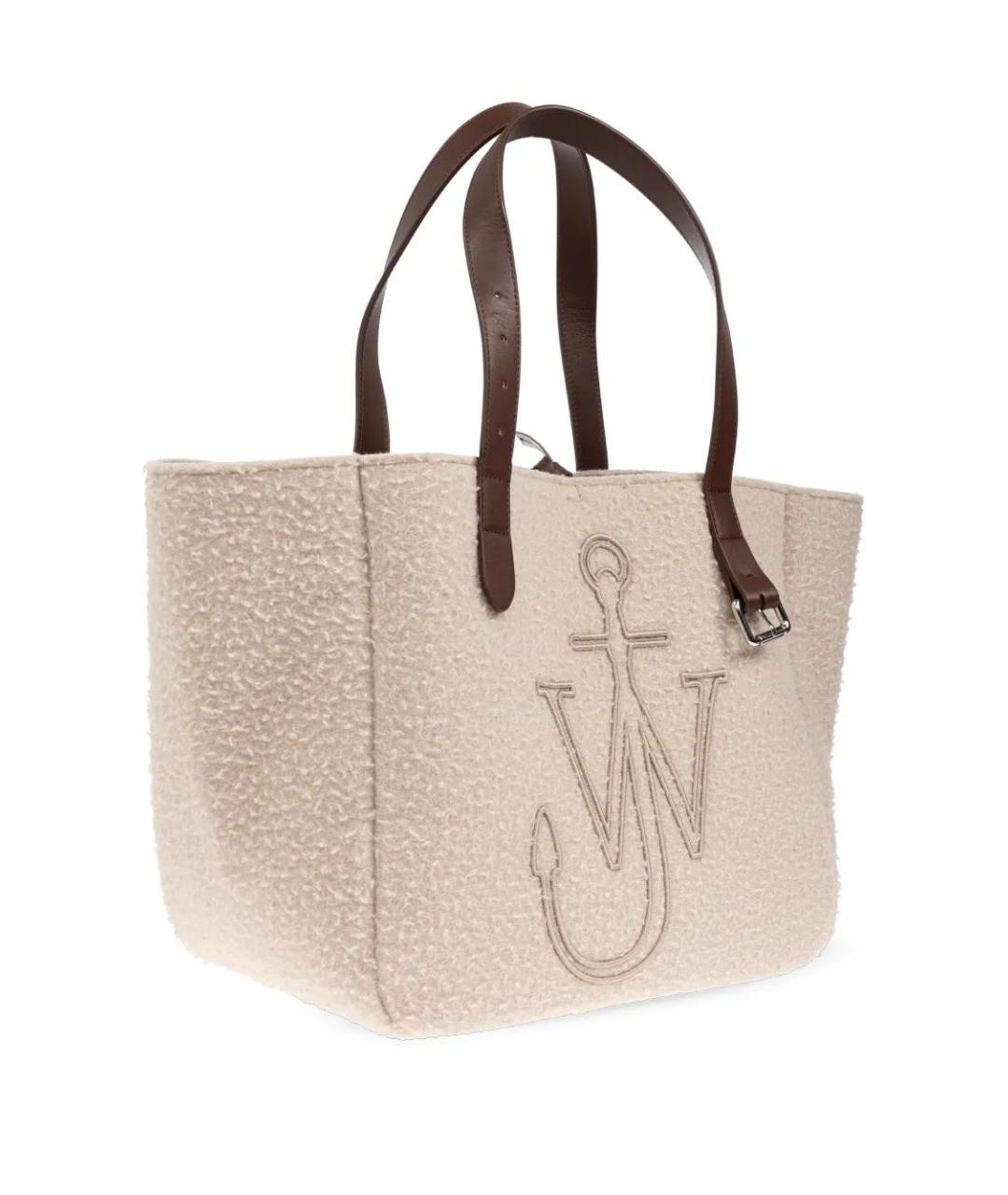 J.W.ANDERSON Бежевая сумка тоут, фото 4