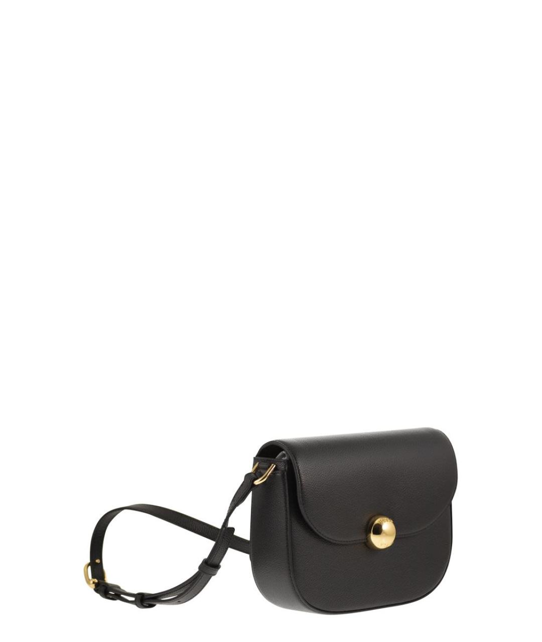 FURLA Черная кожаная сумка через плечо, фото 4