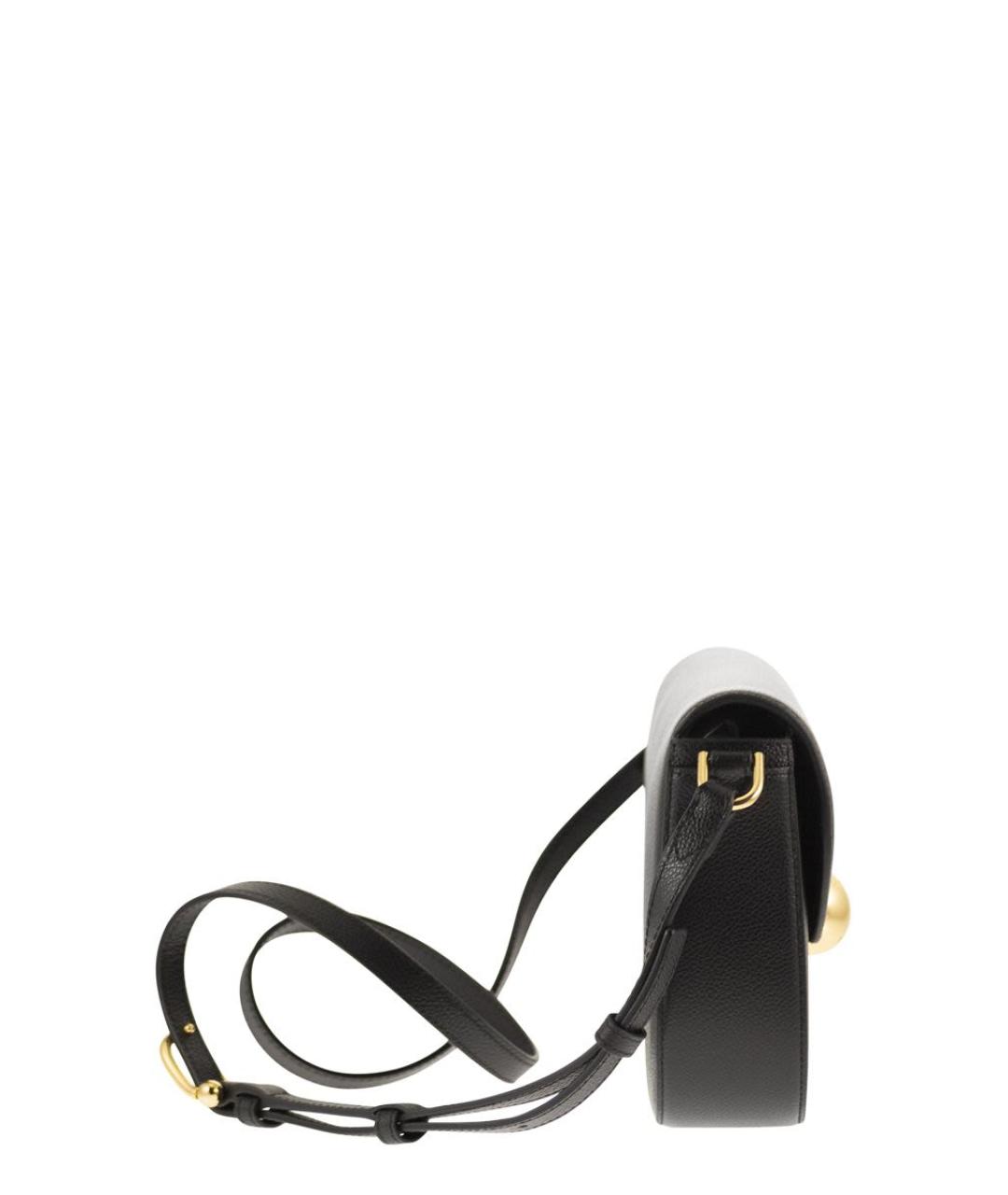 FURLA Черная кожаная сумка через плечо, фото 3