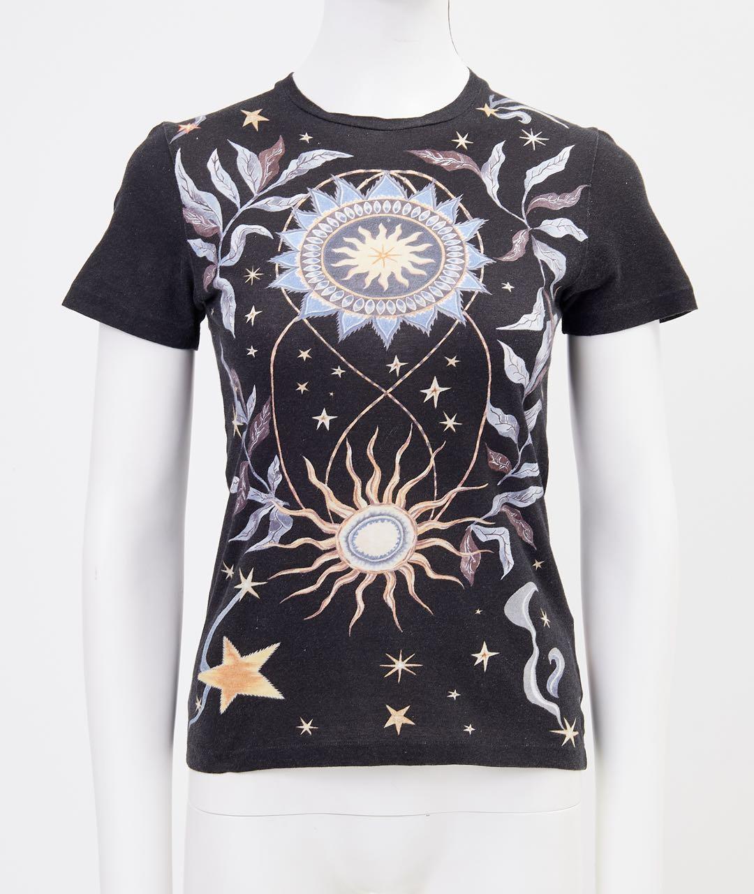 CHRISTIAN DIOR Черная хлопковая футболка, фото 5