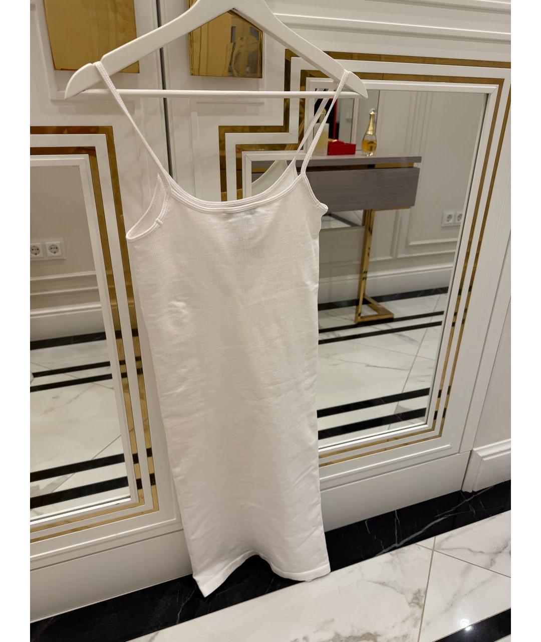 MIU MIU Белое повседневное платье, фото 2