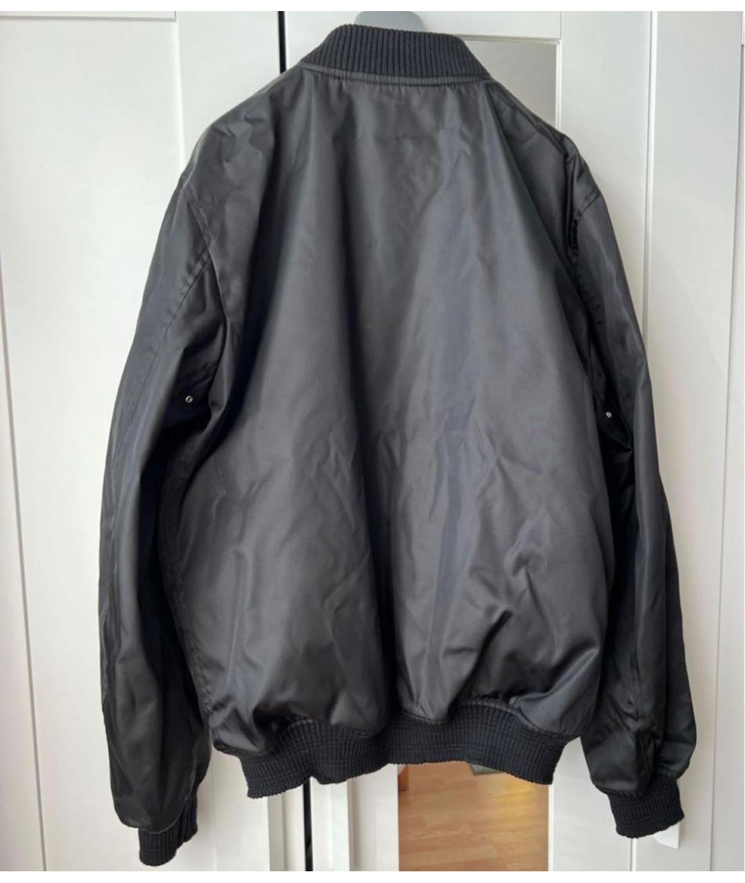 PRADA Черная полиамидовая куртка, фото 2