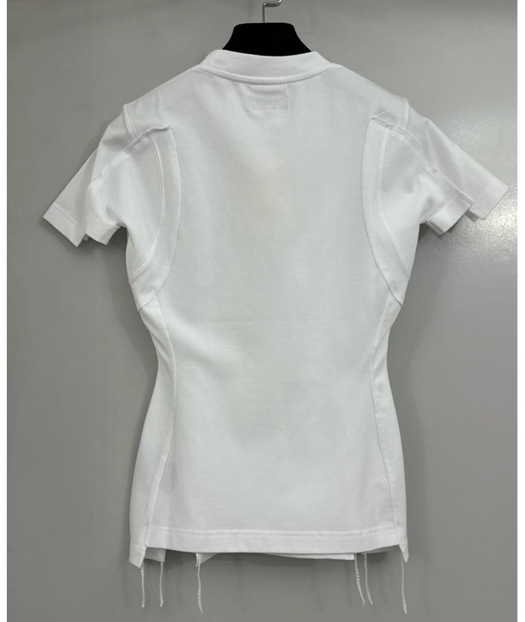 VETEMENTS Белая хлопковая футболка, фото 2