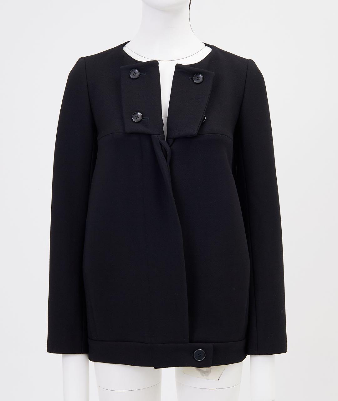 CHLOE Черное шерстяное пальто, фото 5