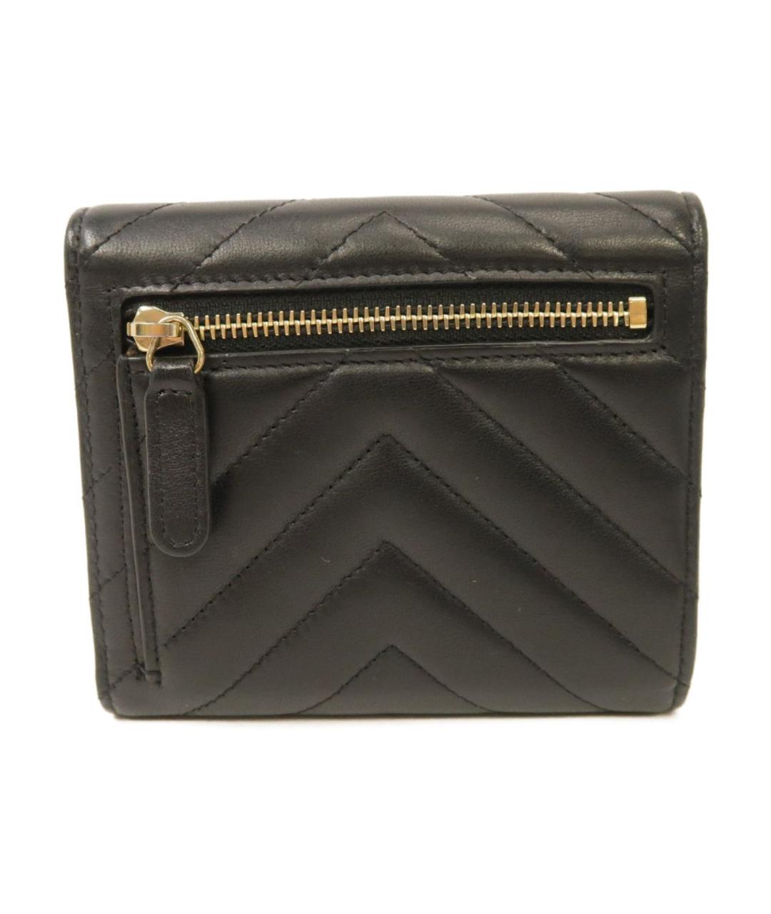 CHANEL Черный кожаный кошелек, фото 2