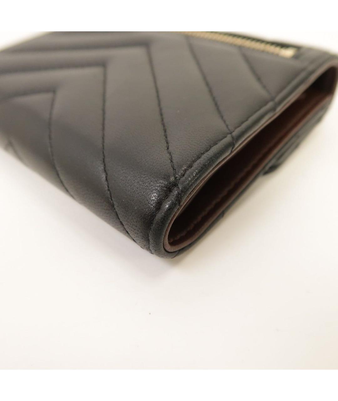 CHANEL Черный кожаный кошелек, фото 5