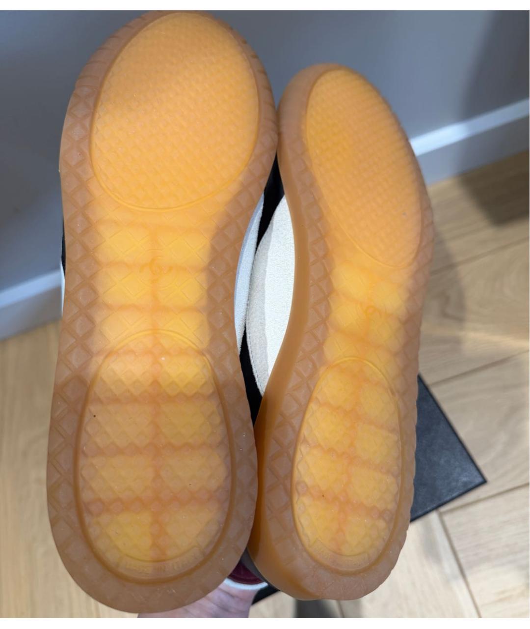 CHANEL Черные кожаные кеды, фото 6