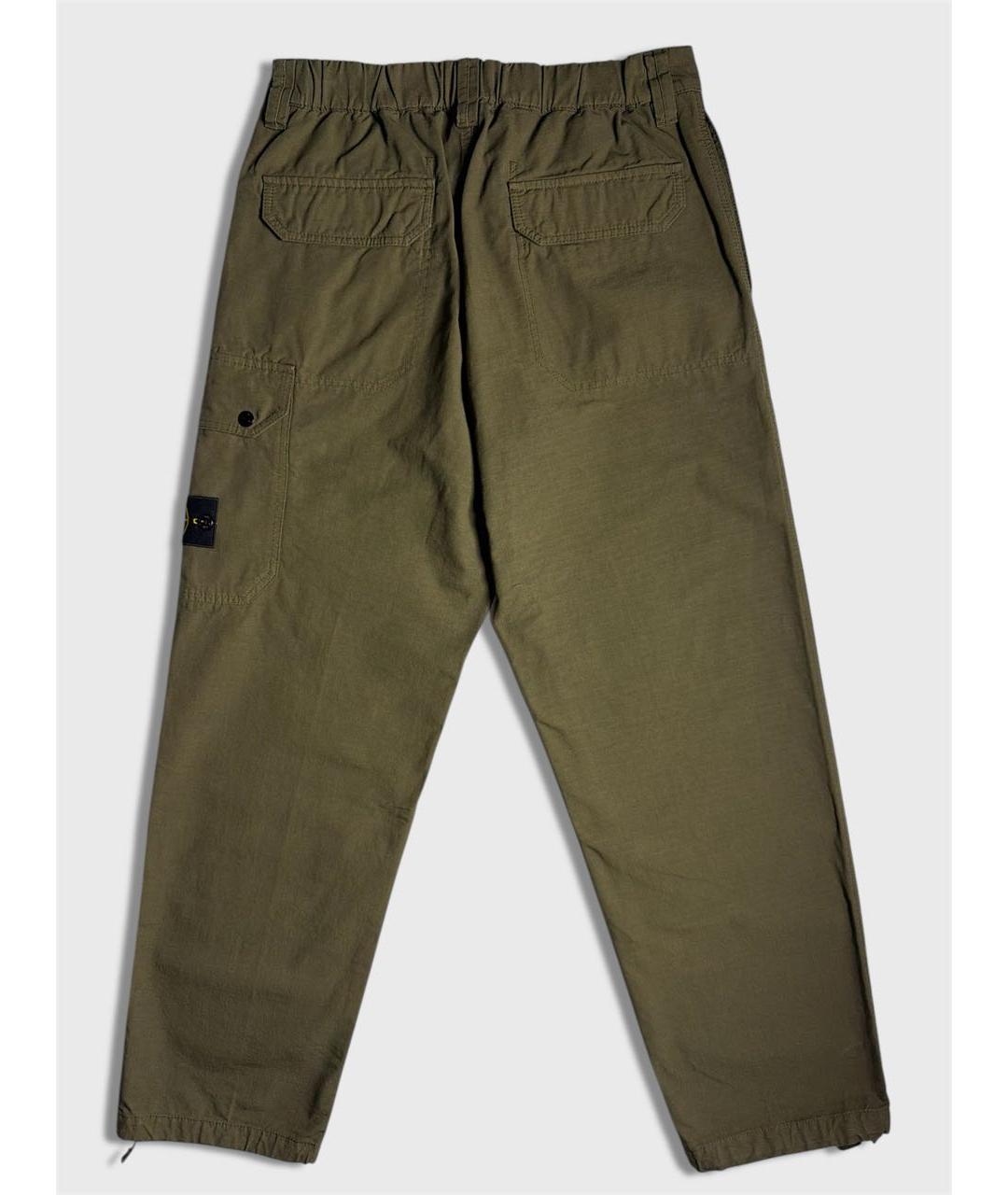 STONE ISLAND Хаки повседневные брюки, фото 2