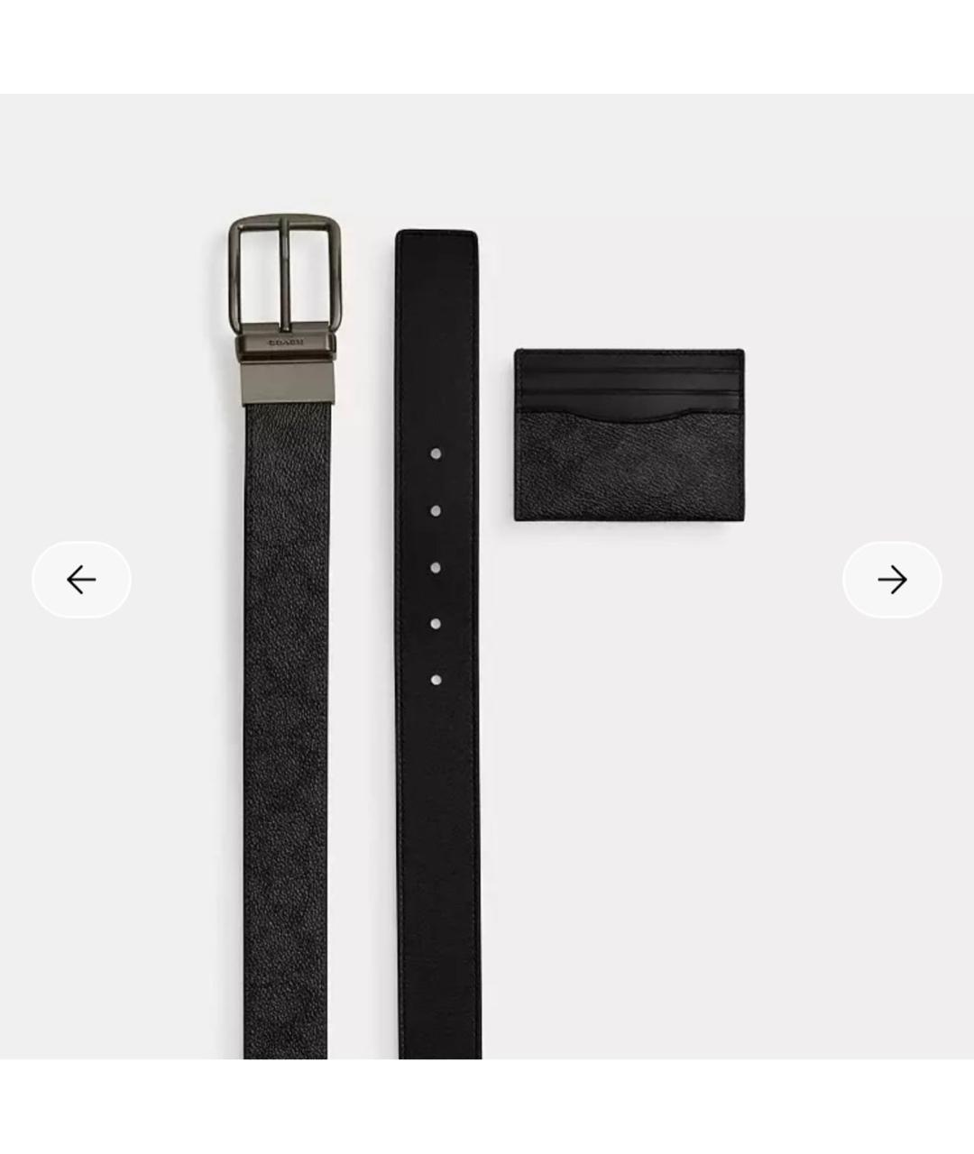 COACH Черный кожаный кардхолдер, фото 9