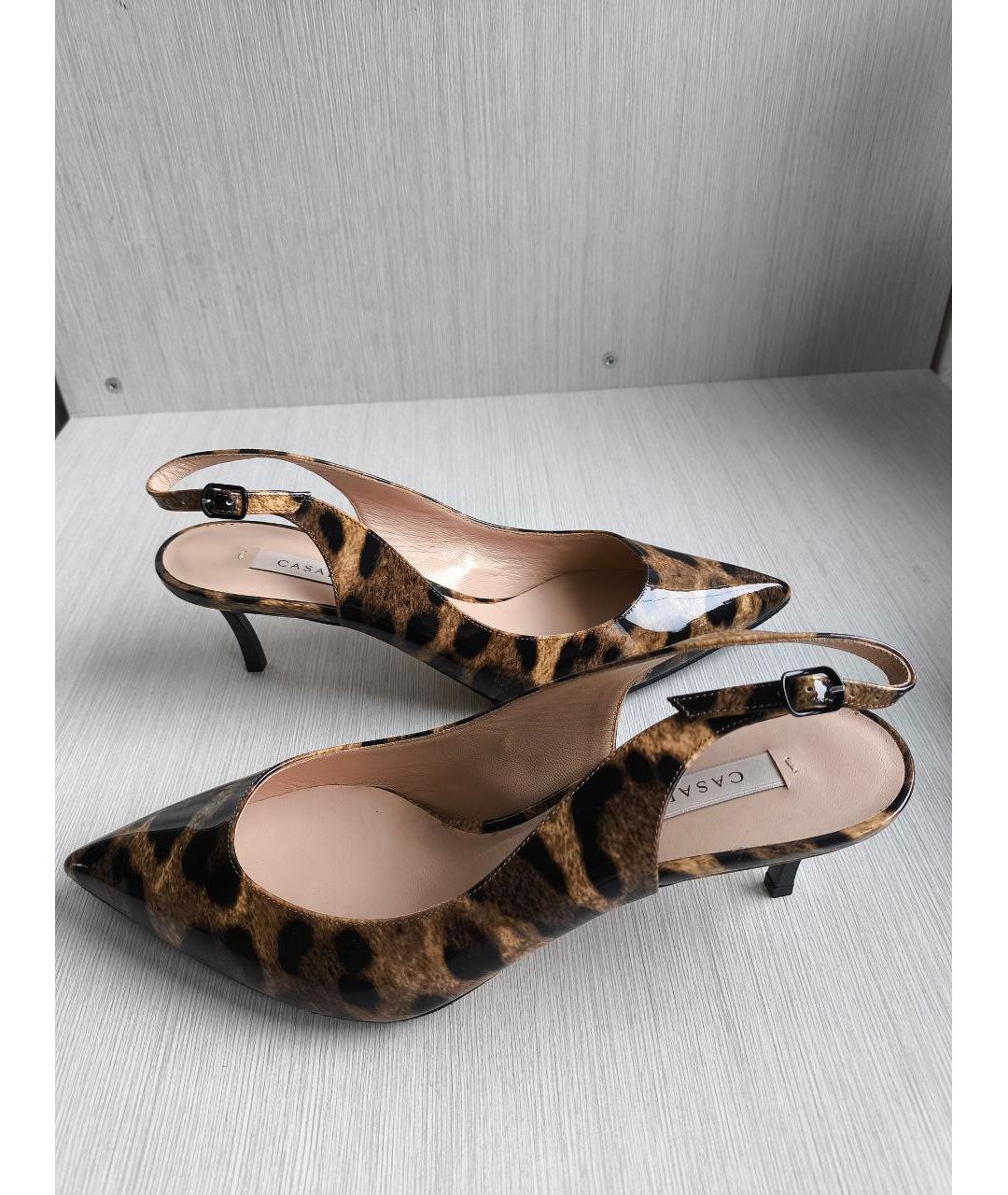 CASADEI Мульти туфли из лакированной кожи, фото 6