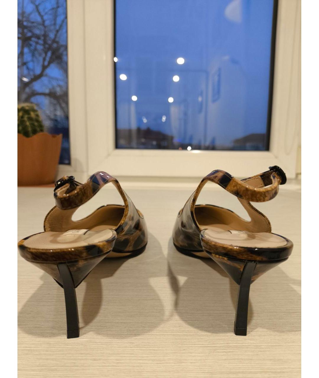 CASADEI Мульти туфли из лакированной кожи, фото 4