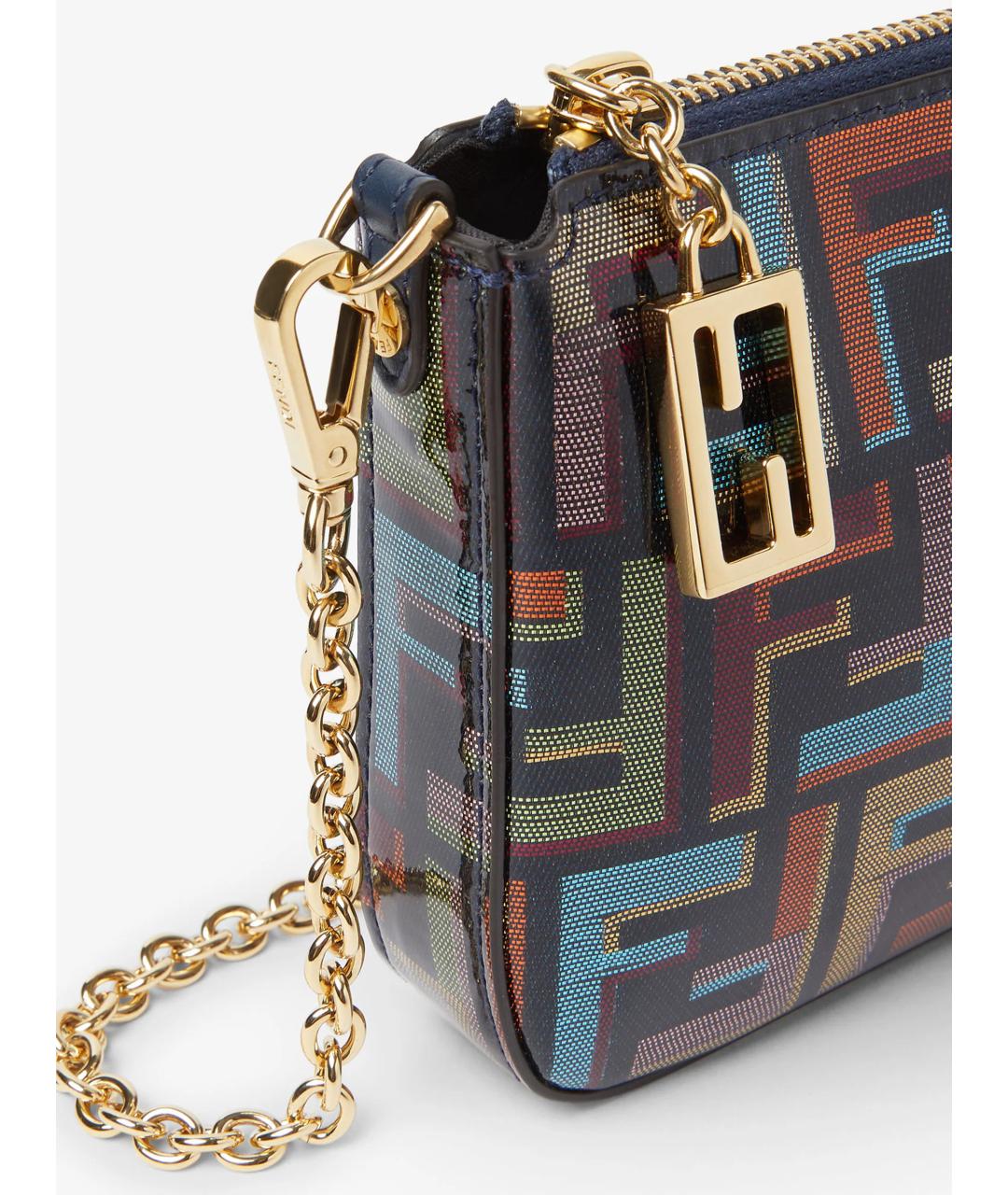 FENDI Мульти тканевая сумка через плечо, фото 6