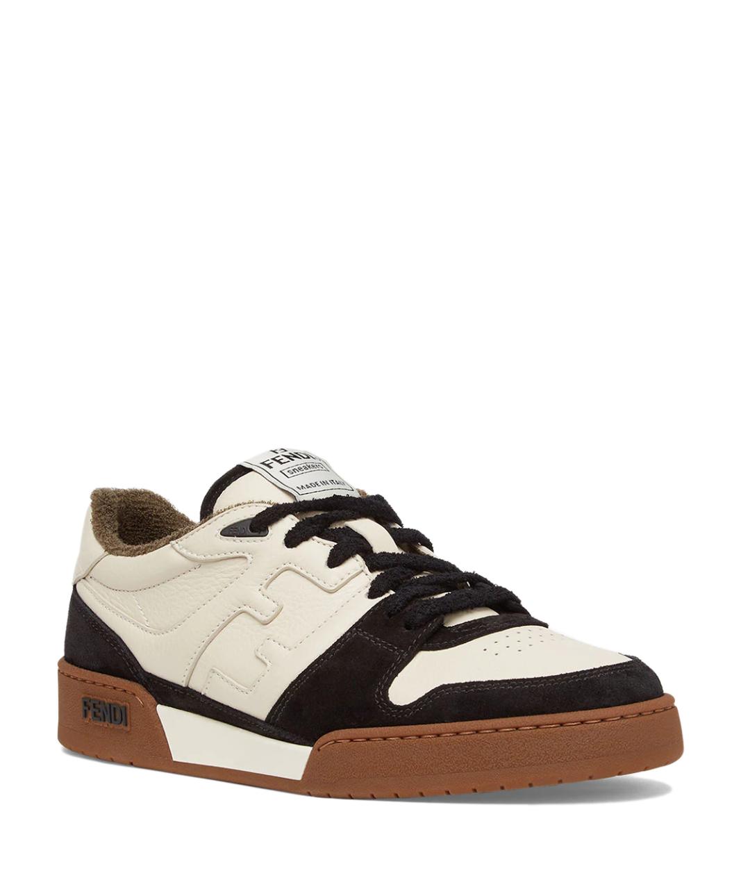 FENDI Мульти кожаные низкие кроссовки / кеды, фото 2