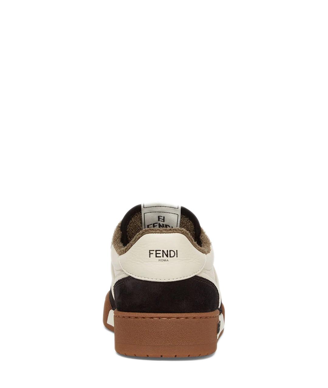 FENDI Мульти кожаные низкие кроссовки / кеды, фото 3