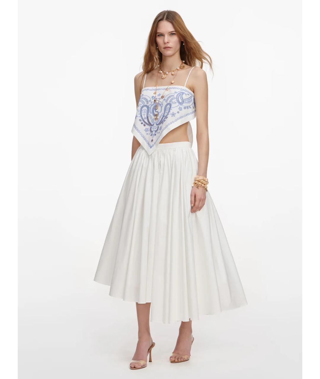 SELF-PORTRAIT Мульти льняная майка, фото 3