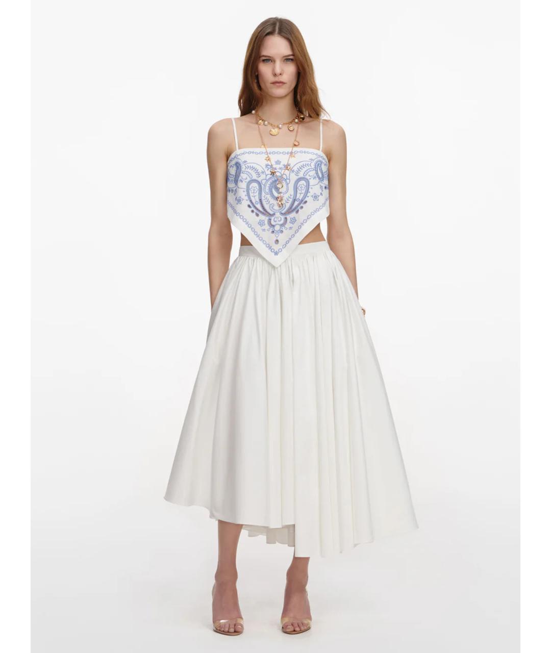 SELF-PORTRAIT Мульти льняная майка, фото 6