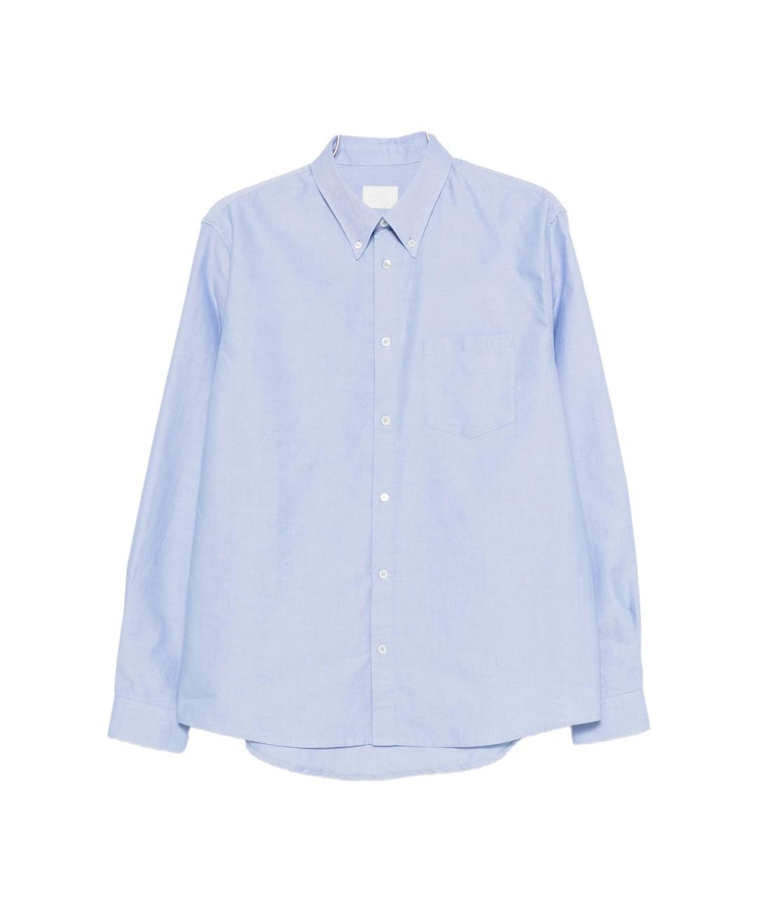 A.P.C. Синяя хлопковая кэжуал рубашка, фото 1