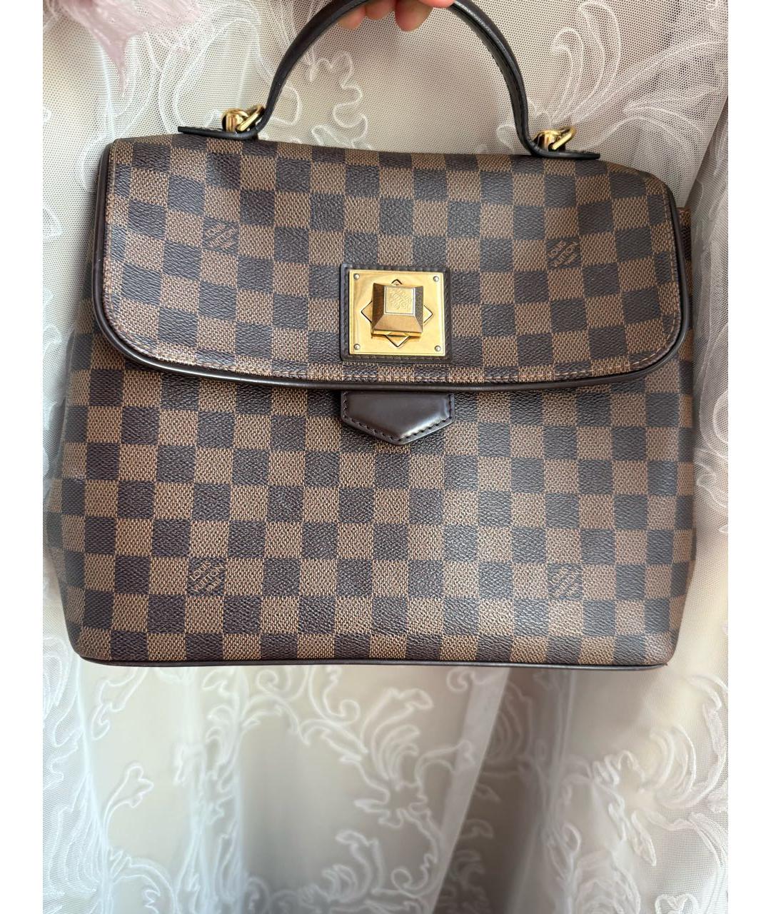 LOUIS VUITTON Коричневая сумка тоут, фото 5