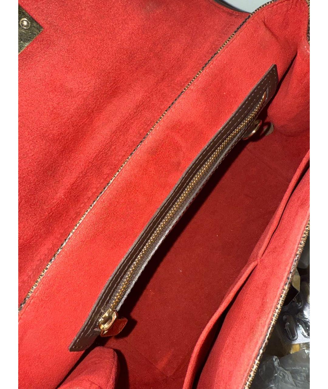 LOUIS VUITTON Коричневая сумка тоут, фото 4