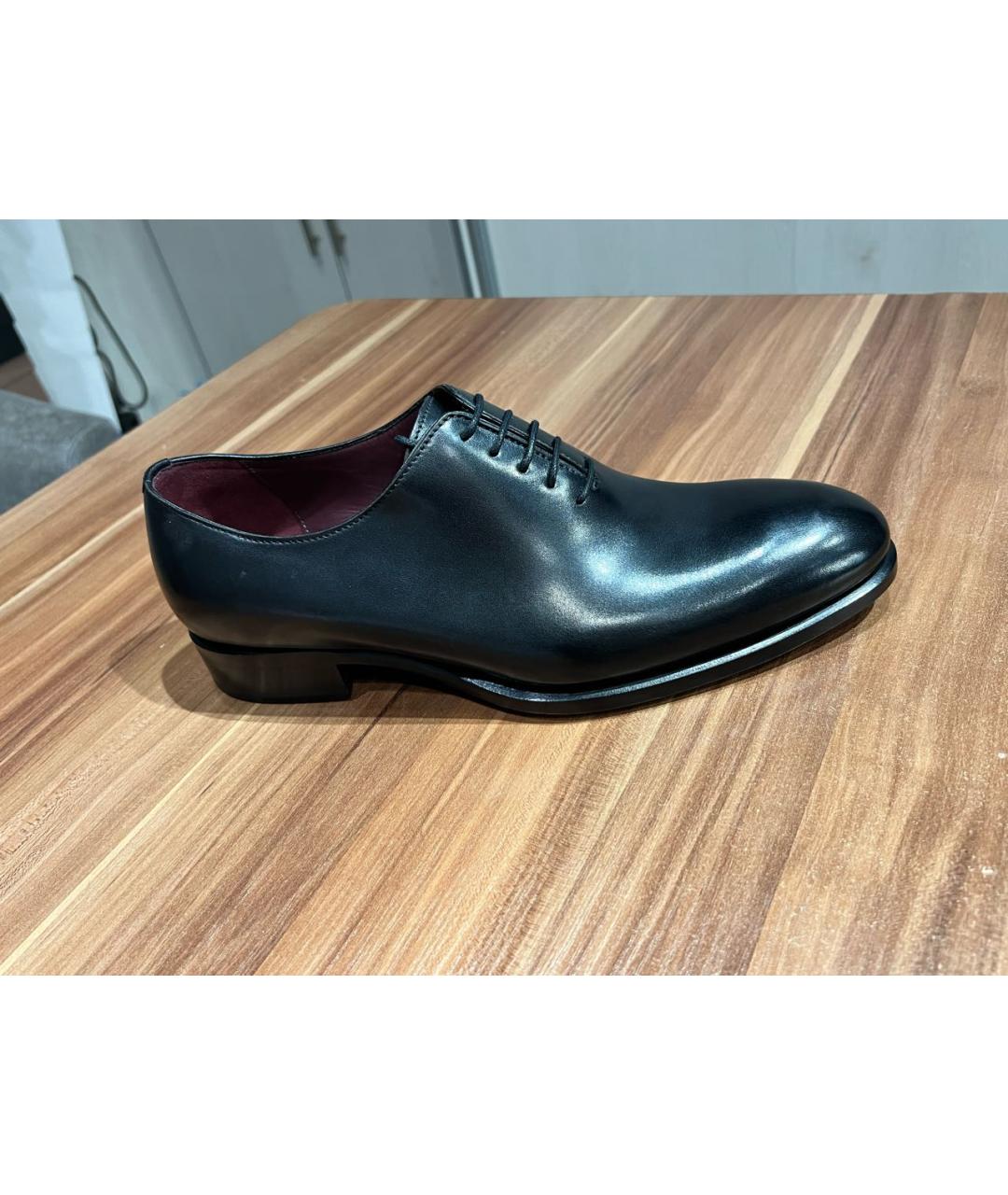 BRIONI Черные кожаные туфли, фото 9