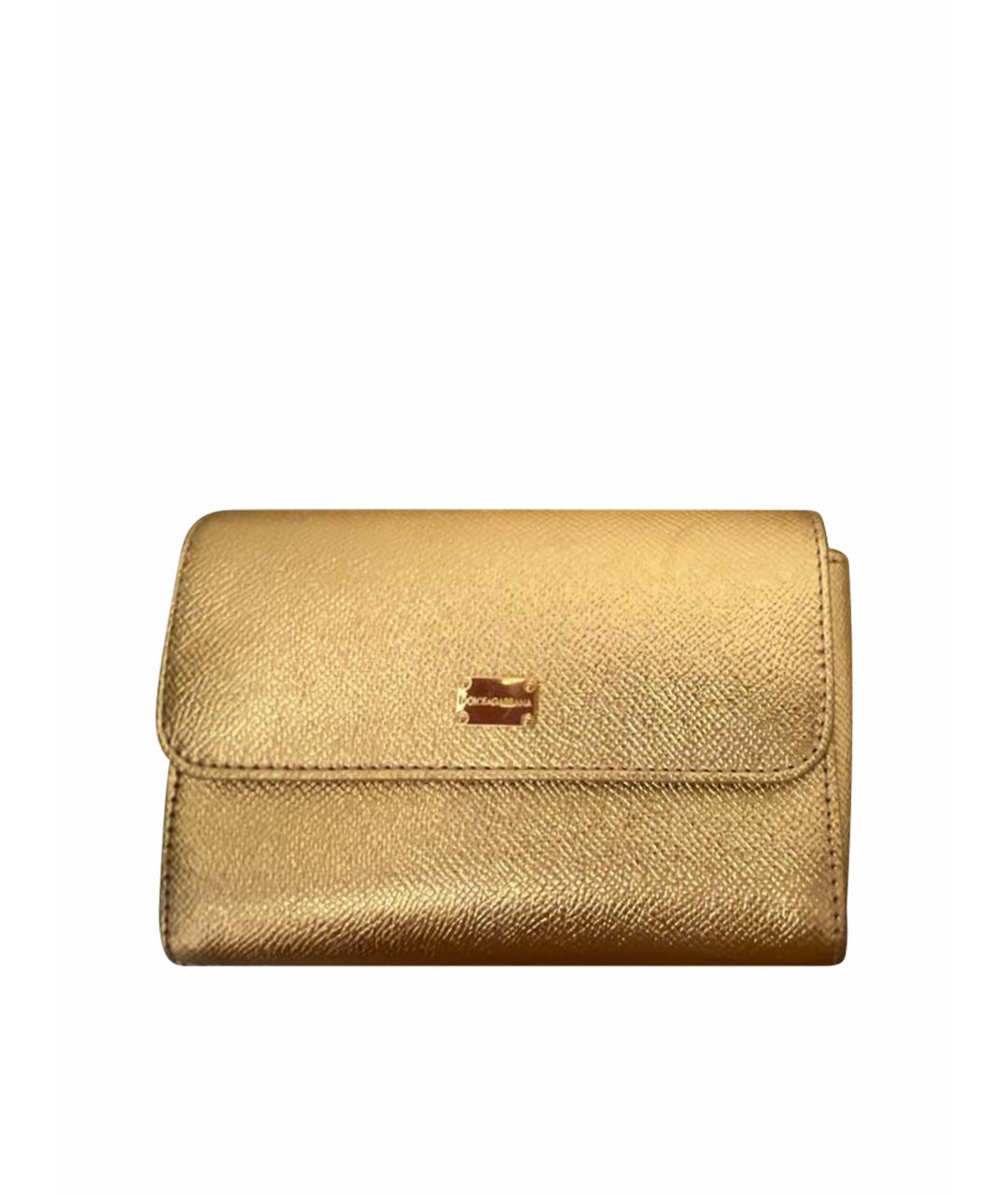 DOLCE&GABBANA Золотая сумка, фото 1