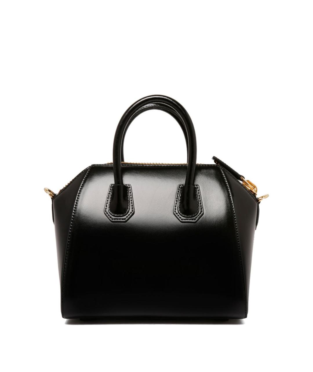 GIVENCHY Черная кожаная сумка тоут, фото 4