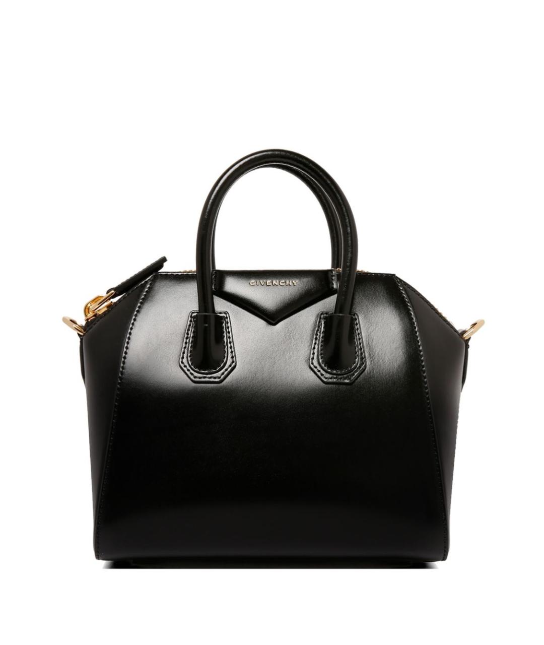 GIVENCHY Черная кожаная сумка тоут, фото 1