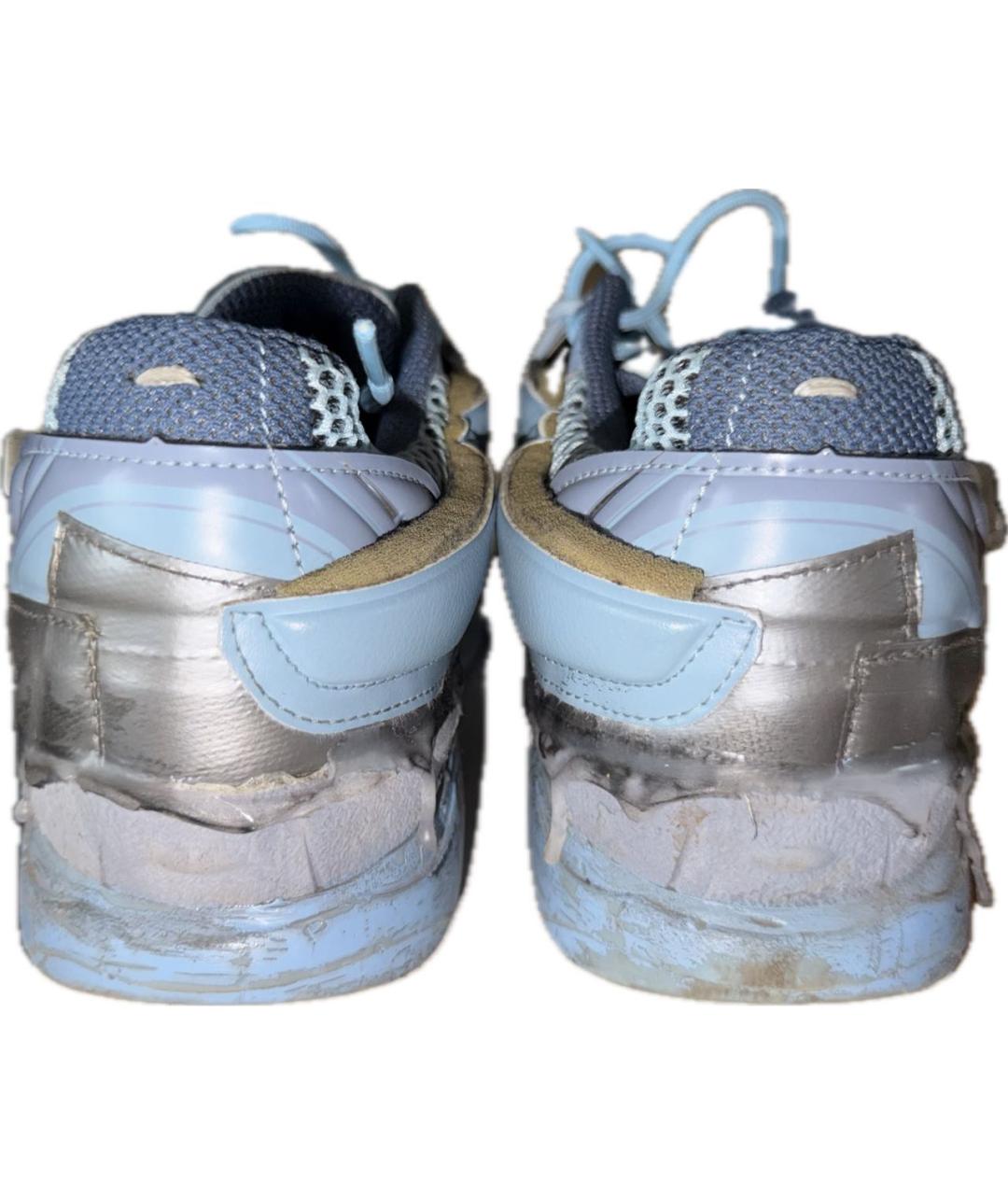 MAISON MARGIELA Голубые низкие кроссовки / кеды, фото 4