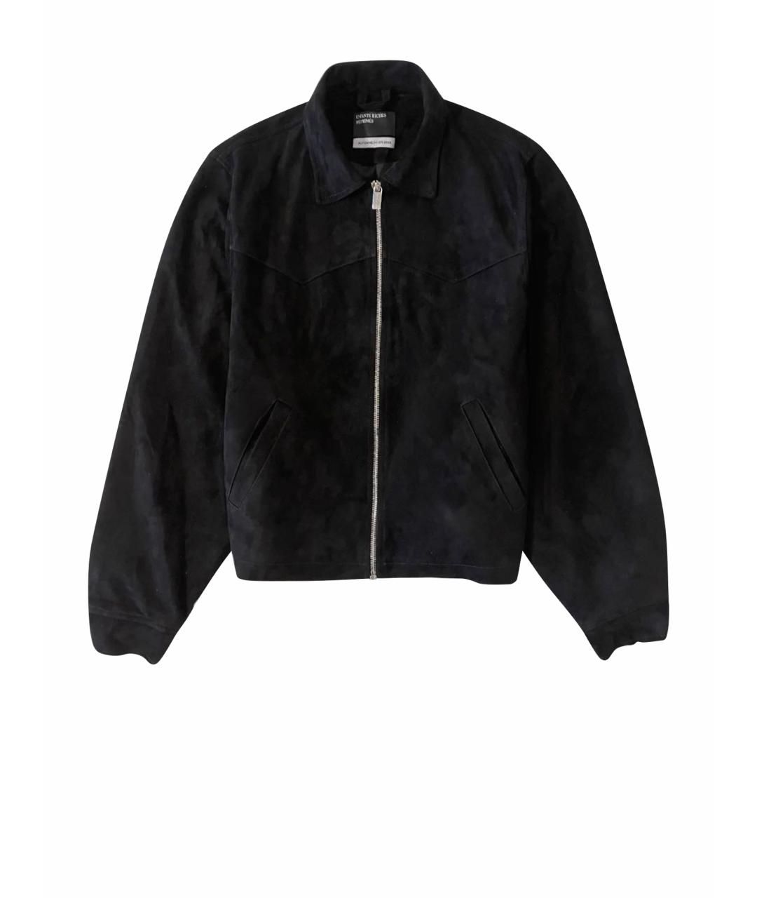 Enfants Riches Déprimés Черная замшевая куртка, фото 5