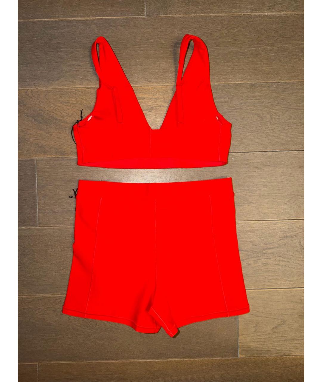 ALO YOGA Красный полиэстеровый спортивные костюмы, фото 2