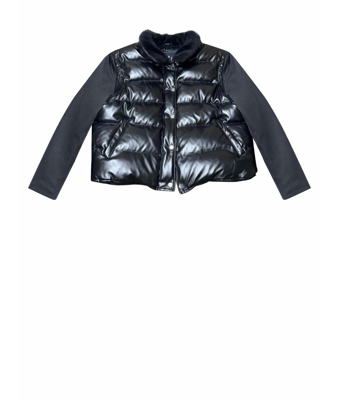 BRIONI Черная кожаная куртка, фото 1