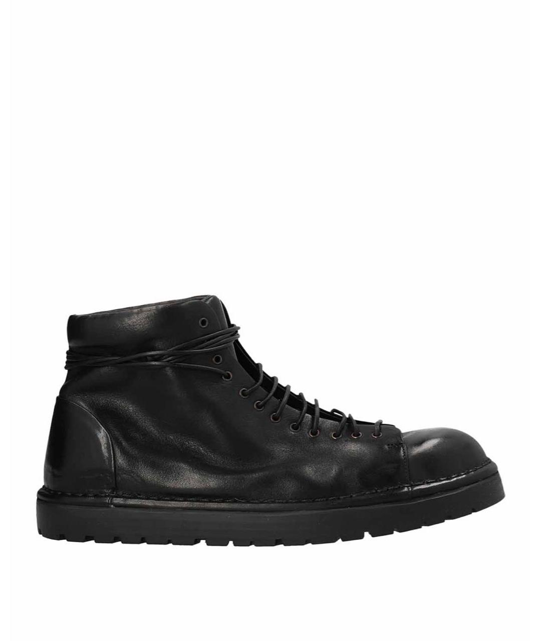 MARSELL Черные кожаные ботинки, фото 6