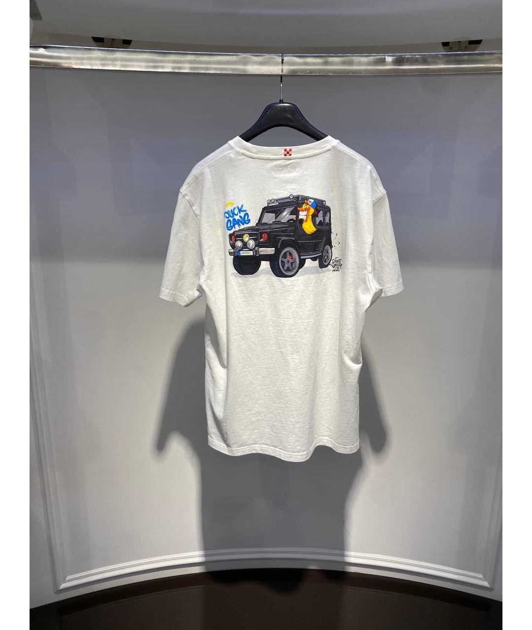 MC2 SAINT BARTH Белая хлопковая футболка, фото 2