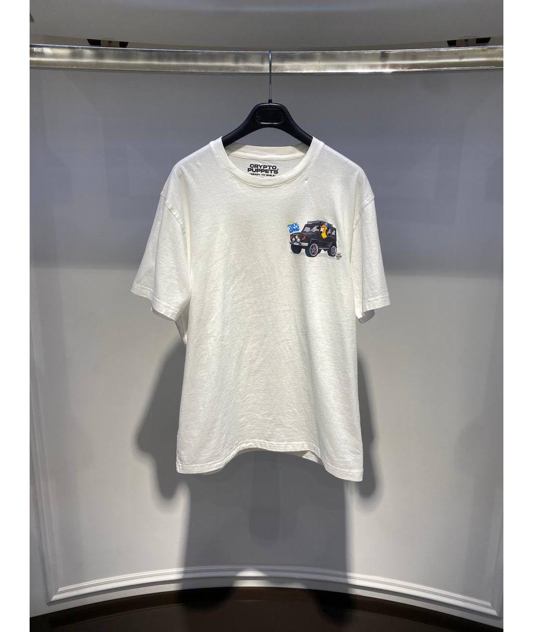 MC2 SAINT BARTH Белая хлопковая футболка, фото 3