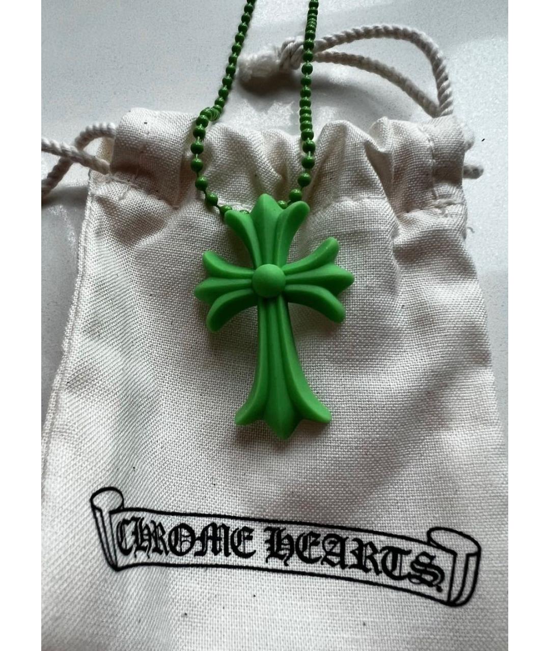 CHROME HEARTS Зеленые колье, фото 2