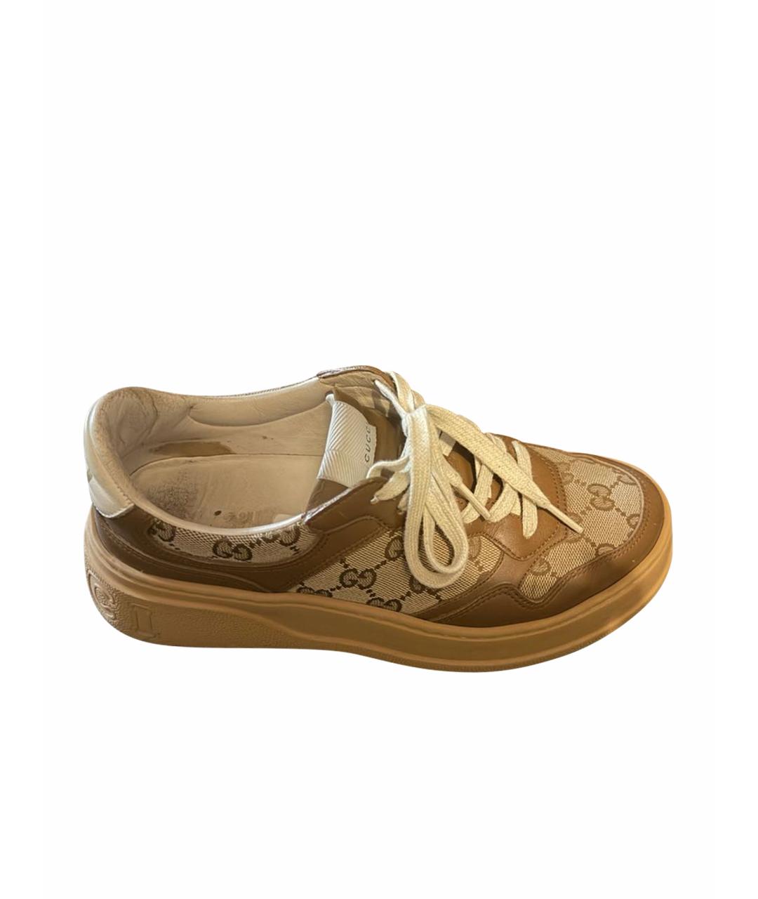 GUCCI Кожаные кеды, фото 1