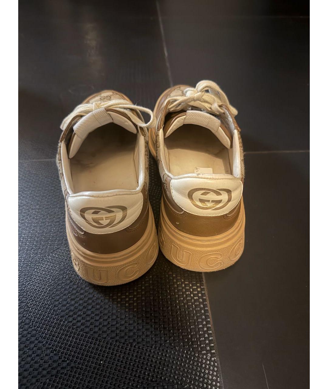 GUCCI Кожаные кеды, фото 4