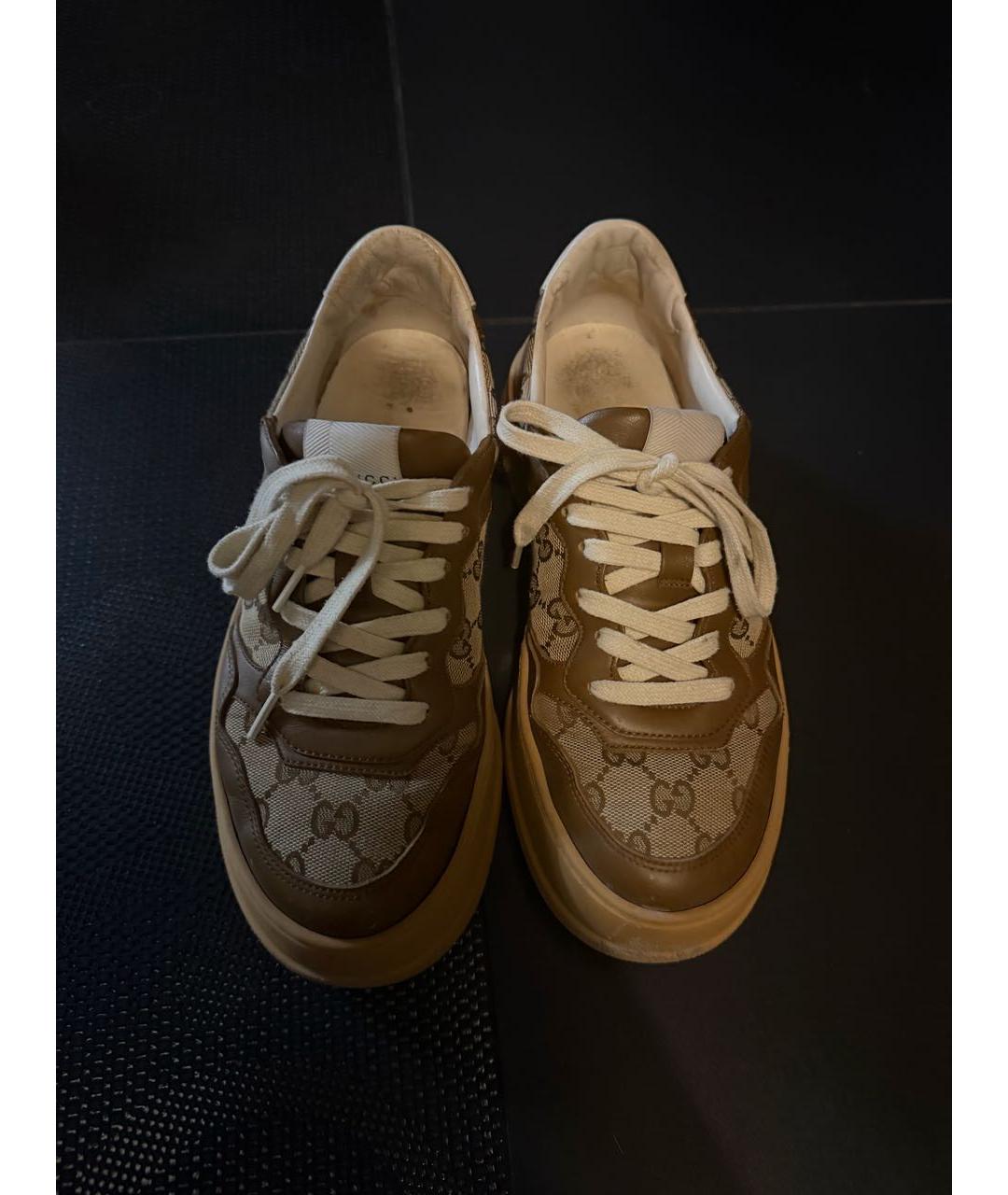 GUCCI Кожаные кеды, фото 2