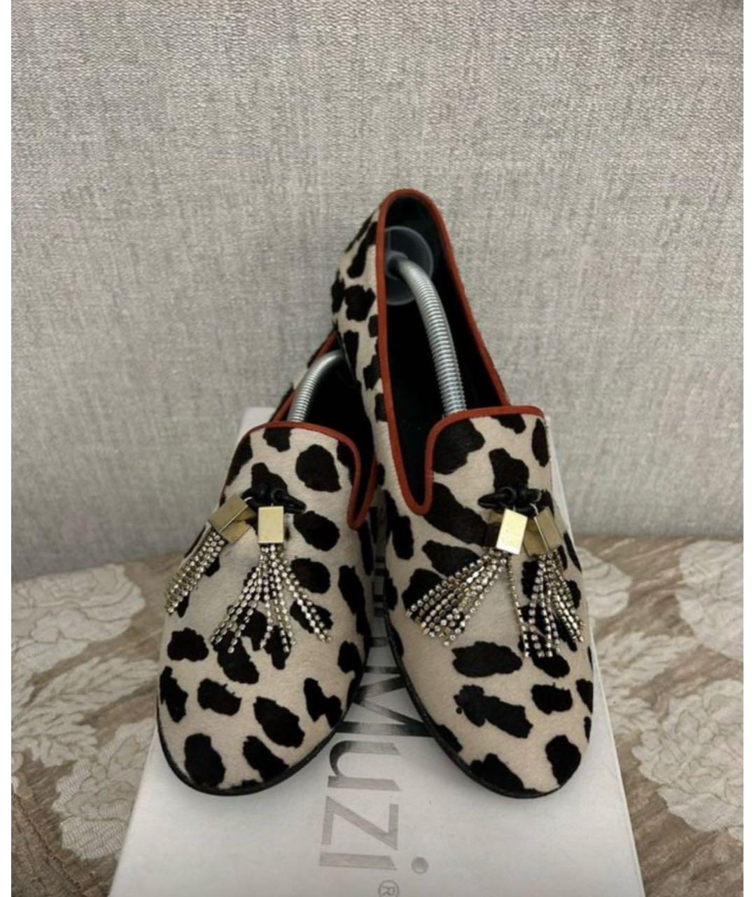 GIUSEPPE ZANOTTI DESIGN Коричневые ботильоны из экзотической кожи, фото 2