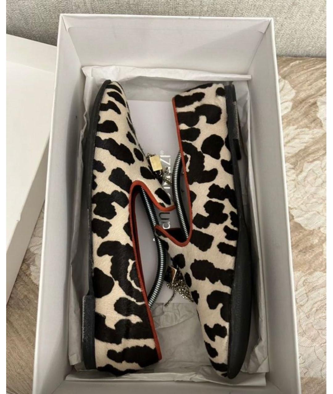 GIUSEPPE ZANOTTI DESIGN Коричневые ботильоны из экзотической кожи, фото 6