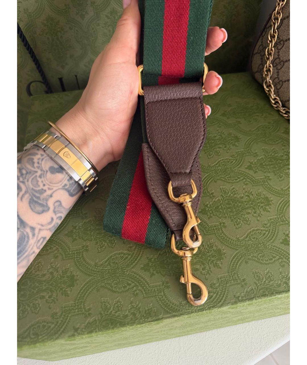 GUCCI Бежевая сумка с короткими ручками, фото 6