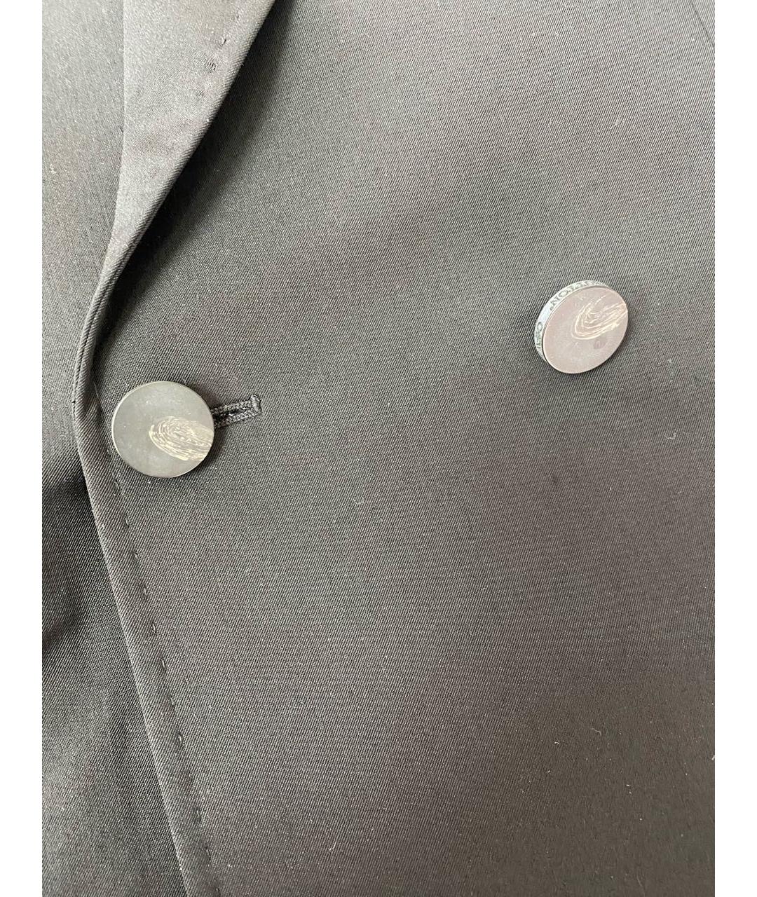 OFF-WHITE Черный шерстяной пиджак, фото 4