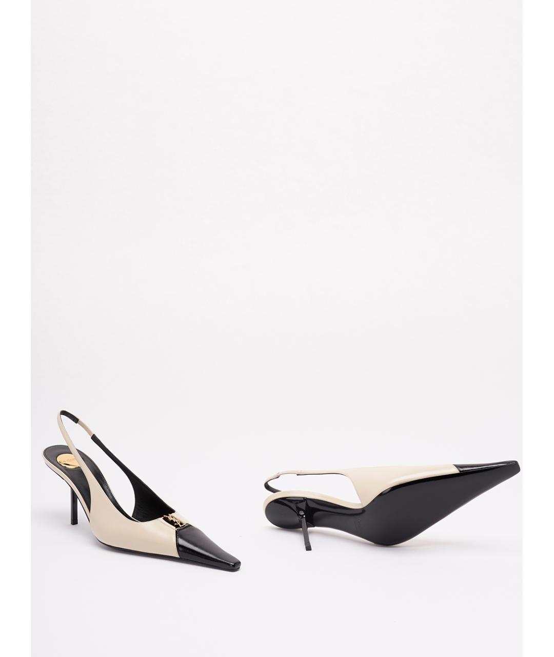 SAINT LAURENT Мульти кожаные туфли, фото 4