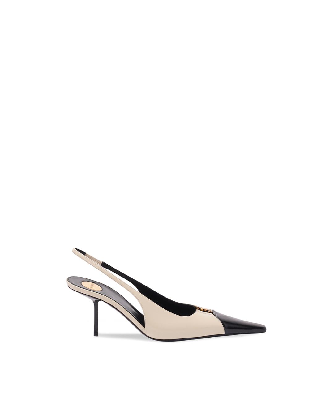 SAINT LAURENT Мульти кожаные туфли, фото 6