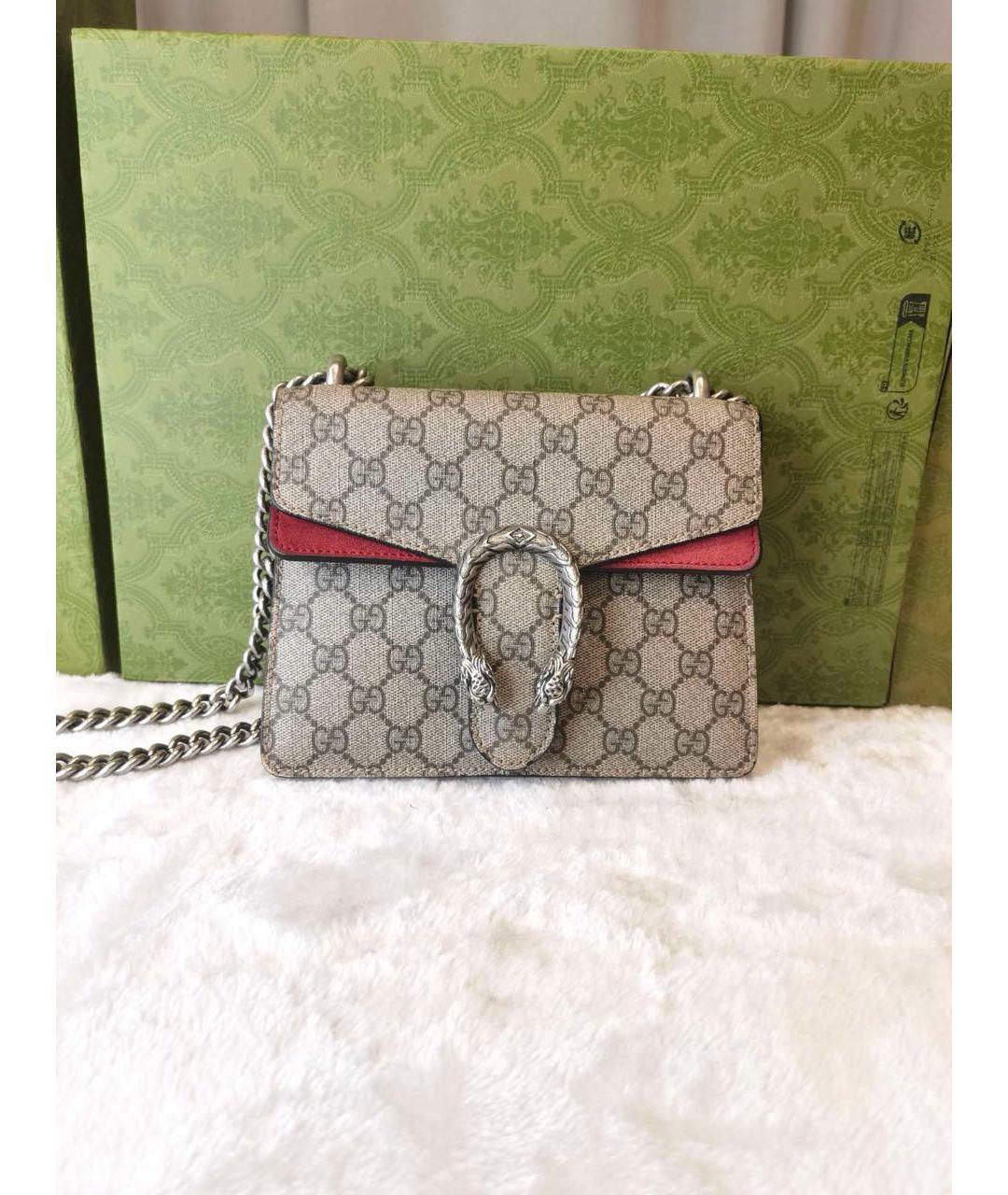 GUCCI Бежевая сумка через плечо, фото 7