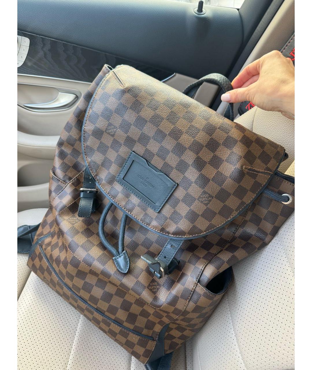 LOUIS VUITTON Коричневый рюкзак, фото 2