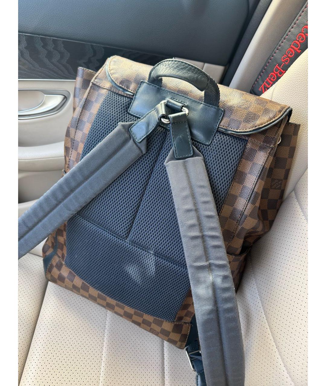 LOUIS VUITTON Коричневый рюкзак, фото 4