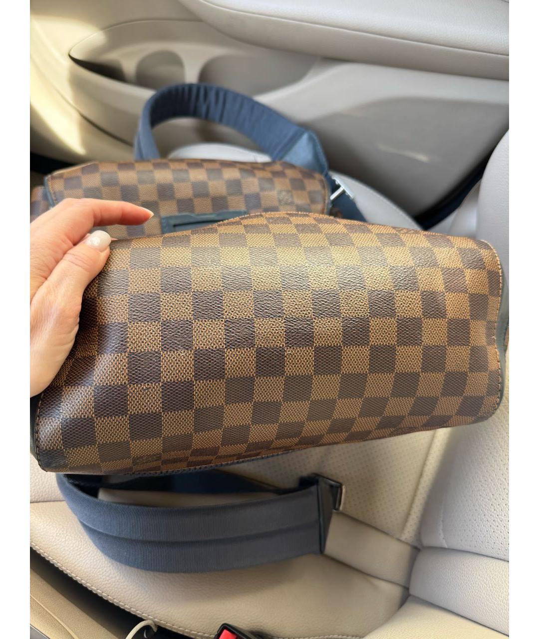 LOUIS VUITTON Коричневый рюкзак, фото 5